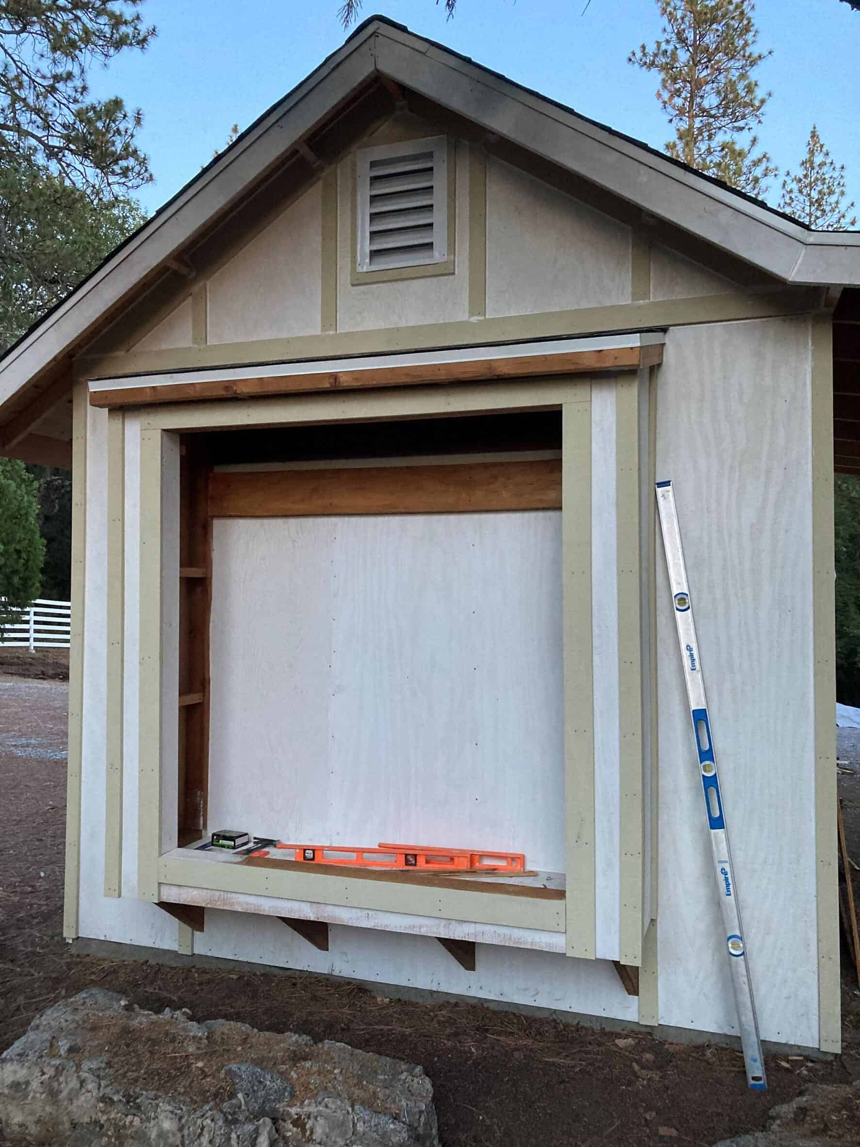 DIY She Shed Wall Mounted Garden Closet One Hundred Acres Home