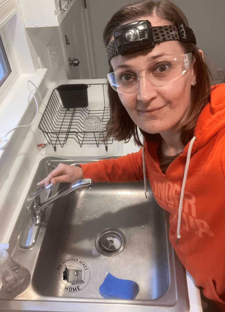 How to Low Cost Kitchen Sink Repair & Clean Up One Hundred Acres Home