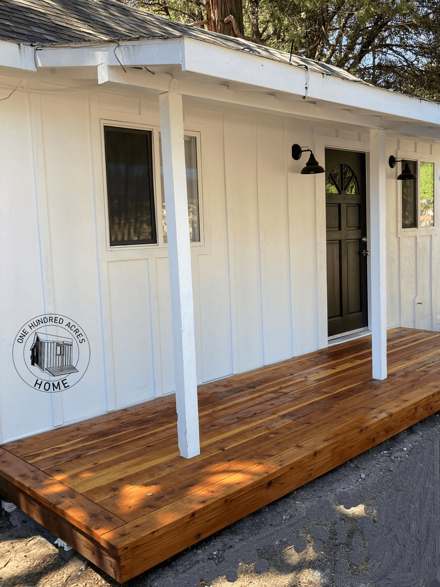 How to DIY Front Porch Wood Framing & Decking One Hundred Acres Home