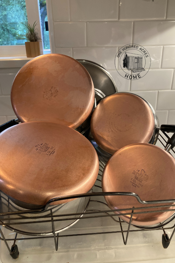 How to Clean Copper Bottom Revere Ware Pots and Pans One Hundred